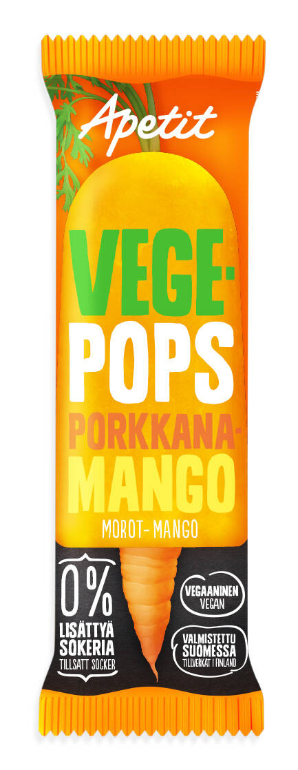 Apetit Vegepops Porkkana-mango 53 g